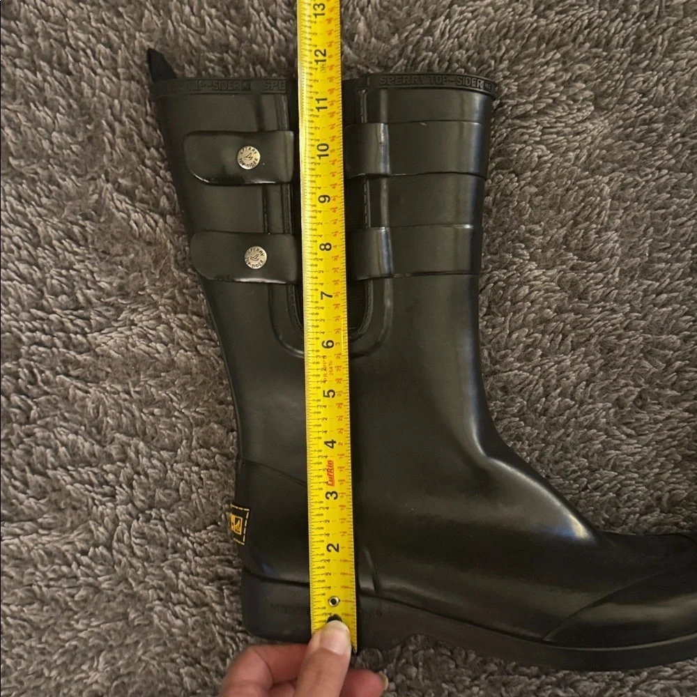 SPERRY Women’s Duck Float Black Rain Boots